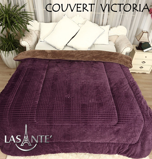 Victoria  Violet est devenu un produit de couverture à succès pour l’hiver à partir de 2015. Les couvertures molletonnées sont peu coûteuses sur le marché, mais pour Lasante